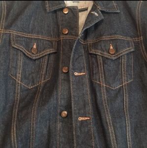 Old Navy Plus Size 3x Trucker Jacket Dark